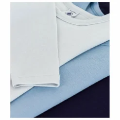 Enfant Petit Bateau T-Shirts, Chemises|Lot 3 T-shirts Unis Coton Bio |