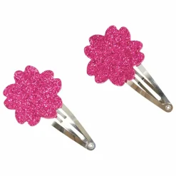 Tartine et Chocolat Lot de 2 Barettes Hibiscus Paillettes | Rose New