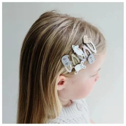 Mimi & Lula Lot de 5 Barrettes Chat | Rose