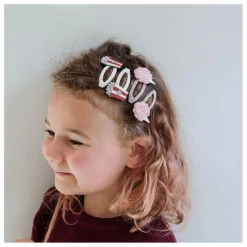 Enfant Mimi & Lula Accessoires De Mode|Lot de 4 Barrettes Popcorn |