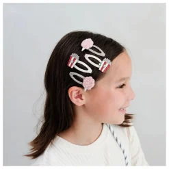 Enfant Mimi & Lula Accessoires De Mode|Lot de 4 Barrettes Popcorn |