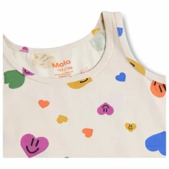 Enfant Molo Lot de 2 Débardeurs Jeanie Cœurs Coton Bio |