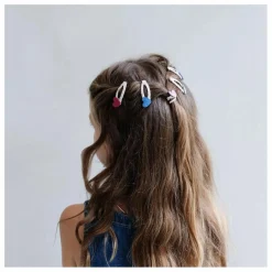 Online Mimi & Lula Lot de 5 Mini Barrettes Jazzy Heart | Rose