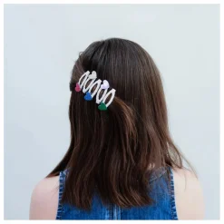 Online Mimi & Lula Lot de 5 Mini Barrettes Jazzy Heart | Rose