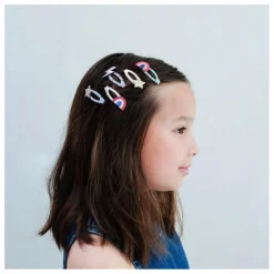 Mimi & Lula Lot de 5 Mini Barrettes Rainbow | Doré Best