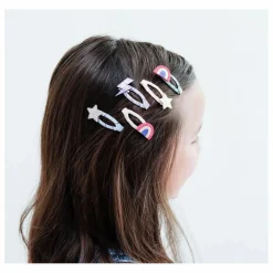 Mimi & Lula Lot de 5 Mini Barrettes Rainbow | Doré Best