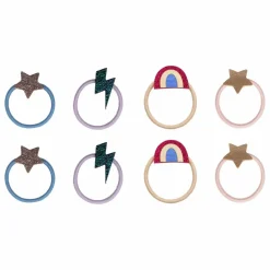 Enfant Mimi & Lula Accessoires De Mode|Lot de 8 Mini Chouchous Rainbow |