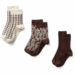 Enfant Soor Ploom Lot de 3 Paires de Chaussettes Fleuries |
