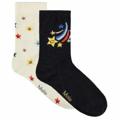 Enfant Molo Lot de 2 Paires de Chaussettes Nomi Etoiles |