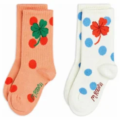 Enfant Mini Rodini Lot de 2 Paires de Chaussettes Clover Coton Bio |