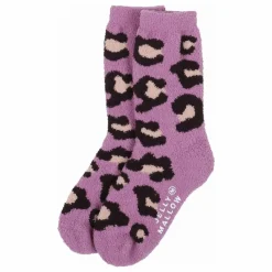 Best Jelly Mallow Lot de 2 Paires de Chaussettes Leopard Tarry | Beige