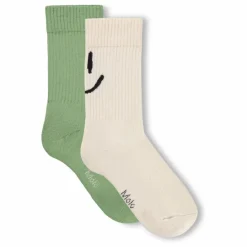 Molo Lot de 2 Paires de Chaussettes Norman Smile | Vert Sale