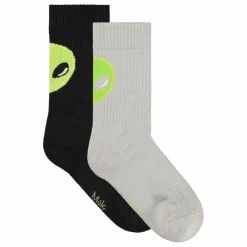 Molo Lot de 2 Paires de Chaussettes Norman Alien | Noir Online