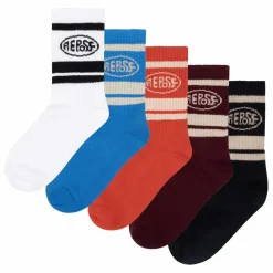 Enfant Repose AMS Lot de 5 Paires de Chaussettes Logo |