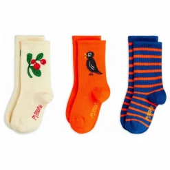 Enfant Mini Rodini Lot de 3 Paires de Chaussettes Lingonberries Coton Bio |