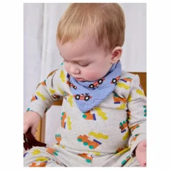 Outlet Bobo Choses Lot Pyjama Lange et Bavoir Voitures | Bleu