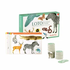 Moulin Roty Loto des animaux Autour du monde Multicolore Best