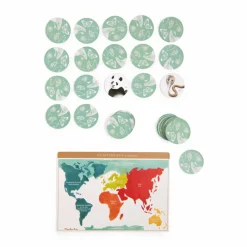 Moulin Roty Loto des animaux Autour du monde Multicolore Best