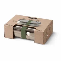 Black + Blum Lunch box Stainless | Vert olive