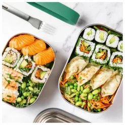 Black + Blum Lunch box Stainless | Vert olive