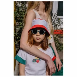 YEYE Lunettes de Soleil Tricolore | Bleu gris Hot