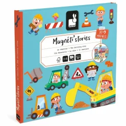 Janod Jeux Éducatifs|Magneti'stories - Le chantier