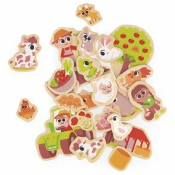 Janod Jeux Éducatifs|Magnets - La ferme - 24 pièces