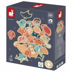 Online Janod Magnets - Le monde marin - 24 pièces Multicolore