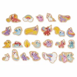 Janod Magnets - Licornes et Dragons - 24 pièces Multicolore Hot