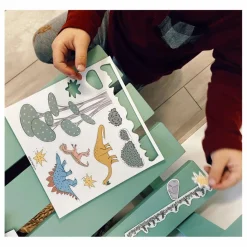 Ferflex Jeux Éducatifs|Magnets Dinosaures - Set de 43