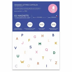 Ma Cabane à rêves Magnets Grandes Lettres Capitales Multicolore Best