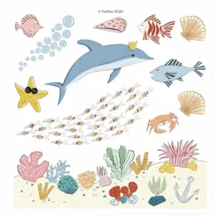 Ferflex Jeux Éducatifs|Magnets Océan - Set de 51