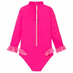 Lison Paris Maillot 1 Pièce Anti-UV Bora Bora Surfer | Rose bonbon Outlet