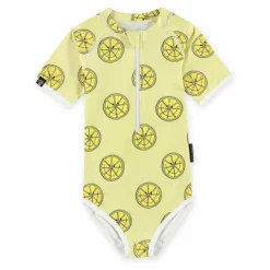 Hot Beach & Bandits Maillot 1 Pièce Anti-UV Squeeze The Day | Jaune
