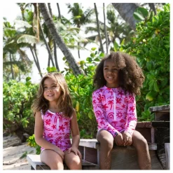 Enfant Beach & Bandits Maillots De Bain|Maillot 1 Pièce Anti-UV Tropical Vibes Fibres Recyclées |