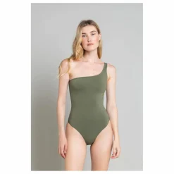 Smallable Woman Maillot 1 Pièce Asymétrique Janet | Vert kaki clair