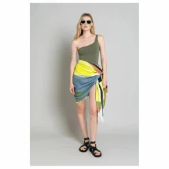 Smallable Woman Maillot 1 Pièce Asymétrique Janet | Vert kaki clair