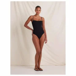 Femme Peony Maillot 1 Pièce Essential Memoir Brodé Fibres Recyclées |