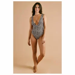 Femme Anja Paris Maillots De Bain|Maillot 1 Pièce Le Plongeant Léopard |