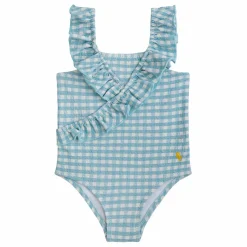 Online Bobo Choses Maillot 1 Pièce Vichy | Bleu Clair