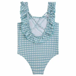Online Bobo Choses Maillot 1 Pièce Vichy | Bleu Clair