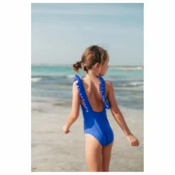 Lison Paris Maillot de Bain 1 Pièce Anti-UV Fibres Recyclées | Bleu azur