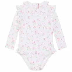 Lison Paris Maillot de Bain 1 Pièce Suzanna Surfer Fleuri | Blanc Sale