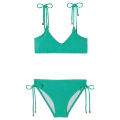 Outlet Lison Paris Maillot de Bain 2 Pièces Bahamas Métallisé | Turquoise