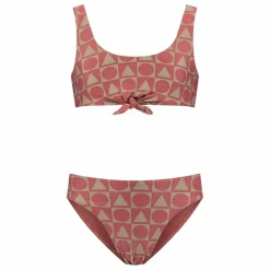 Beachlife Maillot de Bain 2 Pièces Nœud Graphics Fibres Recyclées | Bordeaux Best