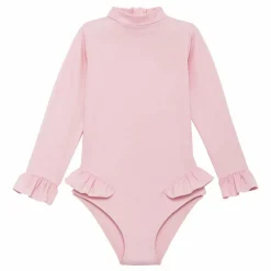 New Lison Paris Maillot de Bain Anti-UV Fibres Recyclées | Rose pâle