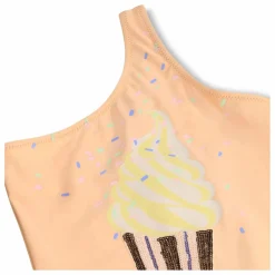 Molo Maillot de Bain Asymétrique Nai Glace Fibres Recyclées | Rose pêche Discount