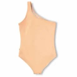 Molo Maillot de Bain Asymétrique Nai Glace Fibres Recyclées | Rose pêche Discount