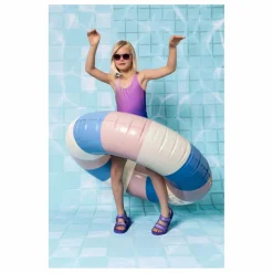 Hundred Pieces Maillot de Bain Dos Nageur Bay | Bleu azur Sale