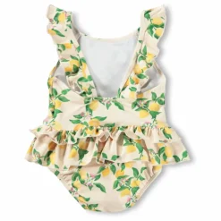 Hot Molo Maillot de Bain Nalani Citrons Fibres Recyclées | Jaune pâle